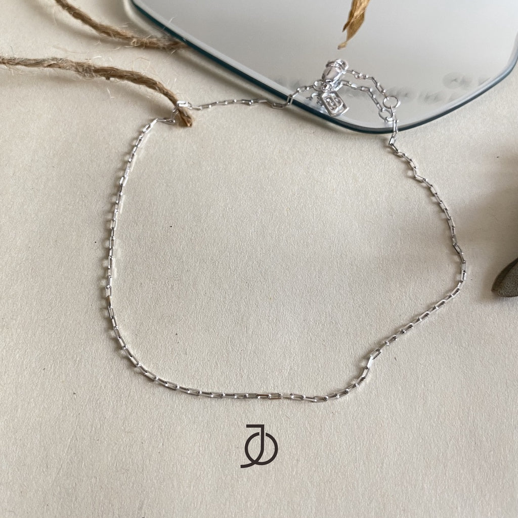 Jo Mini Paper Clip Anklet
