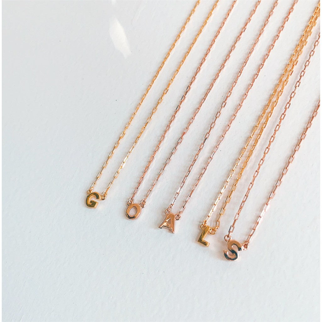Jo Alphabet Mini Paper Clip Chain Custom