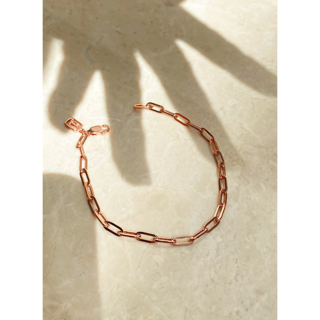 Jo Paper Clip Anklet