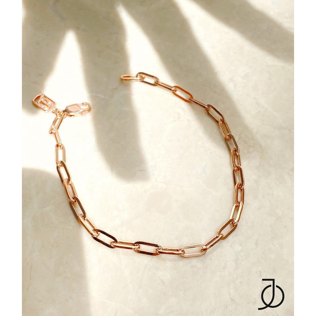 Jo Paper Clip Anklet