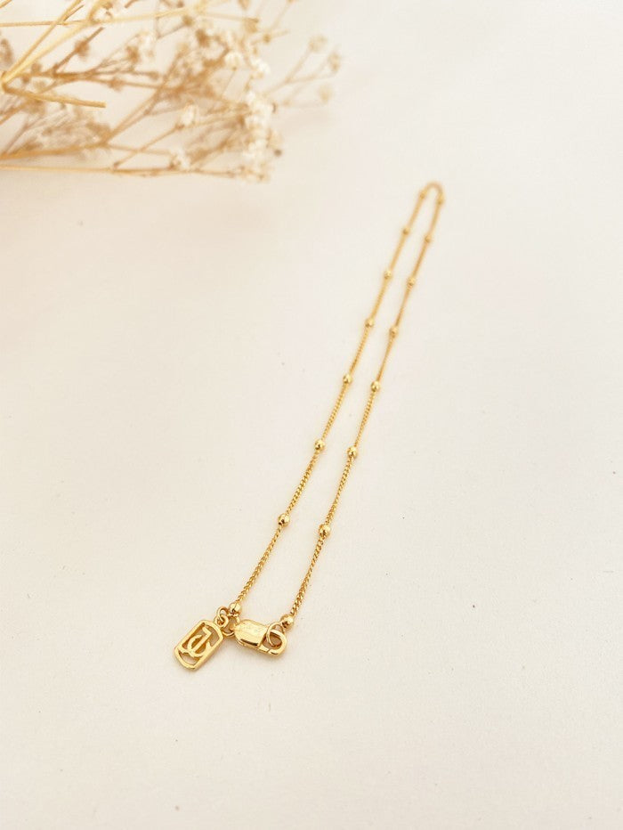 Jo Gold Ball Anklet