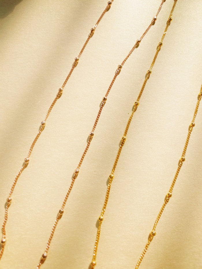 Jo Gold Ball Anklet