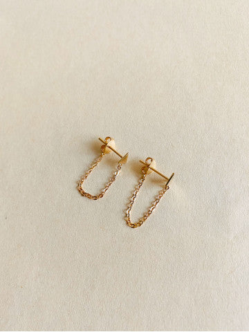Jo Triangle Chain Stud