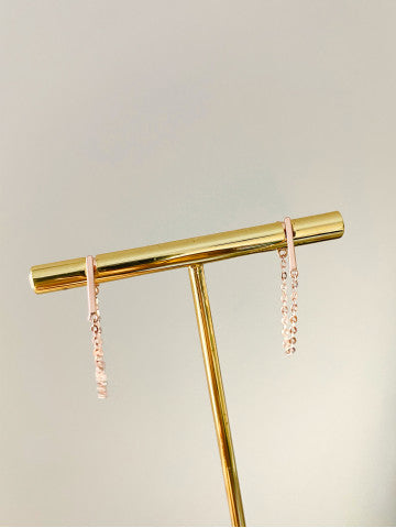 Jo Mini Bar Chain Stud