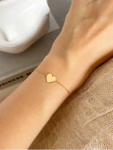 Jo Heart Chain Bracelet