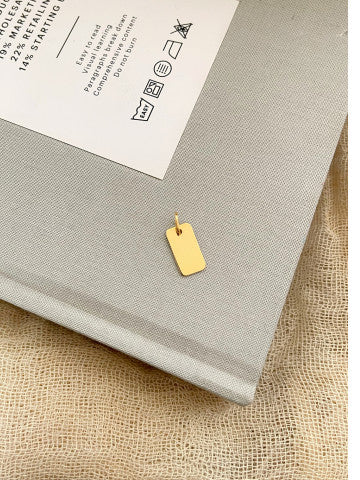 JO Rec Tag Pendant