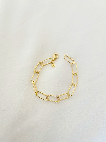JO LONG OVAL LINK BRACELET
