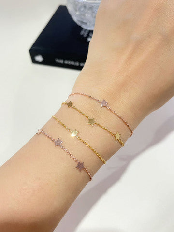 JO 3 Star Chain Bracelet