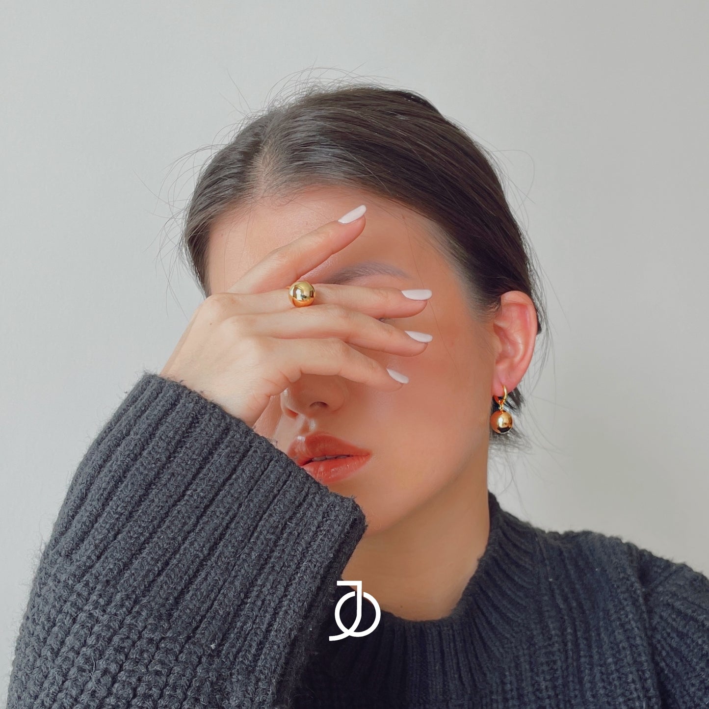 JO Drop Ball Earrings