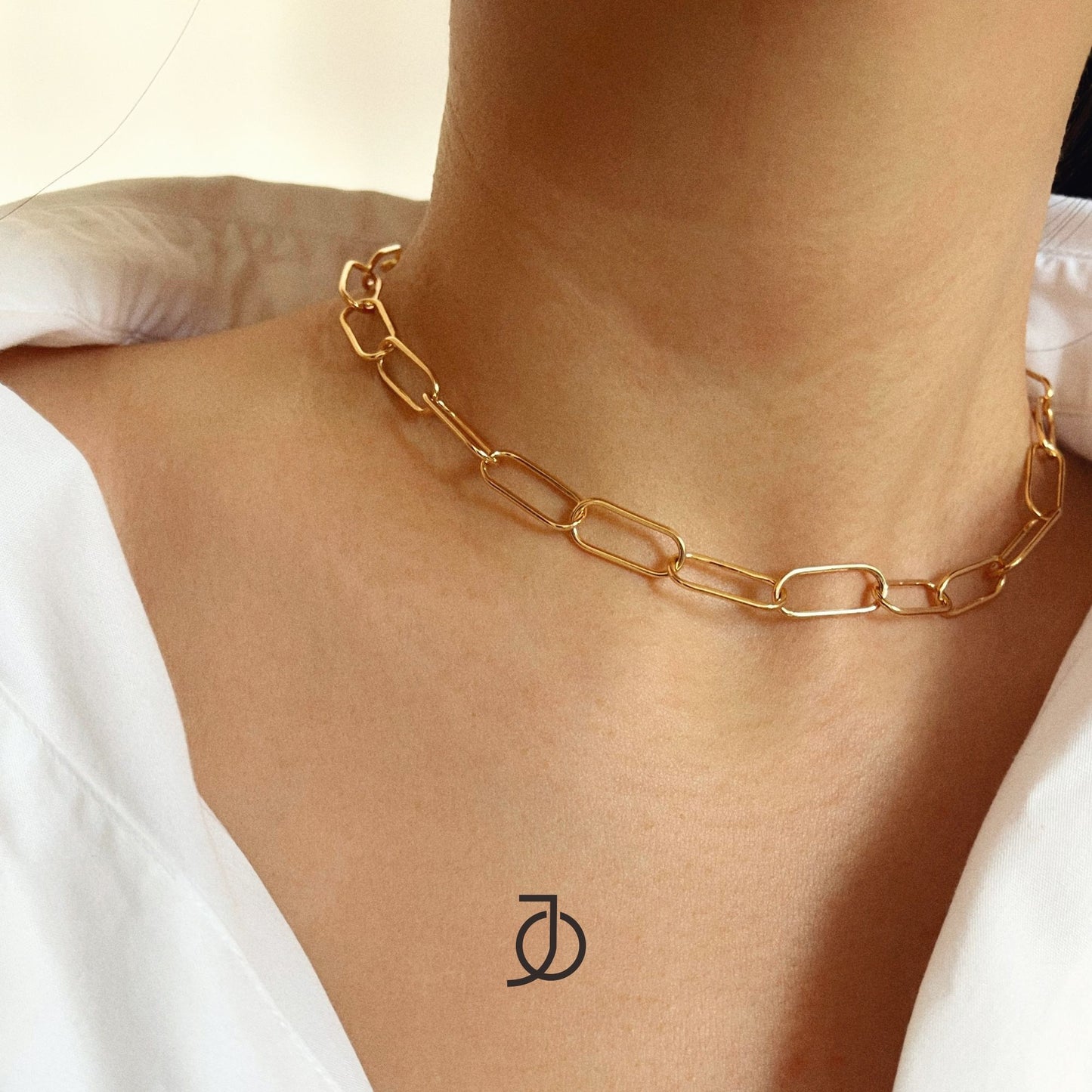 Jo Long Oval Link Chain