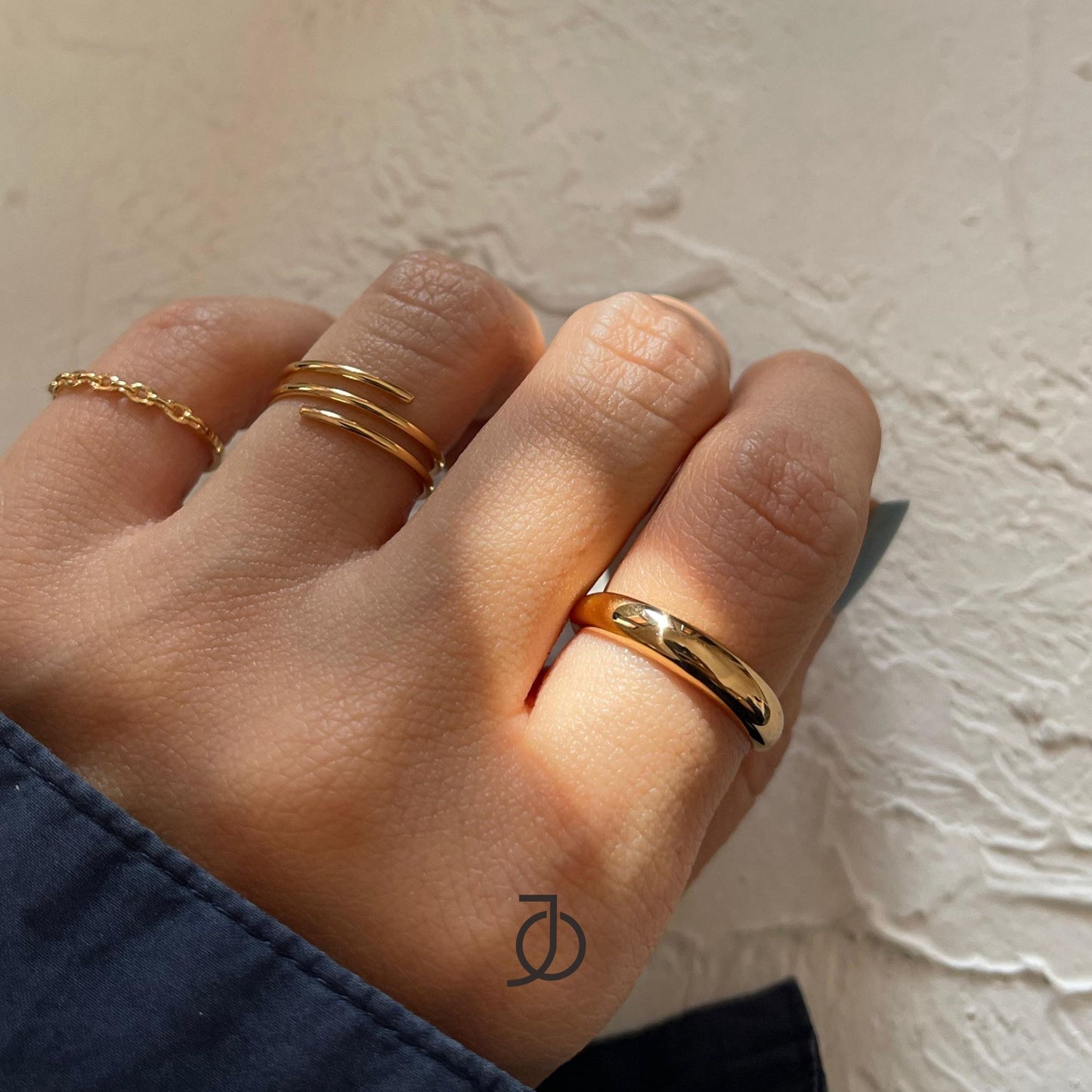 JO Thin Dome Ring