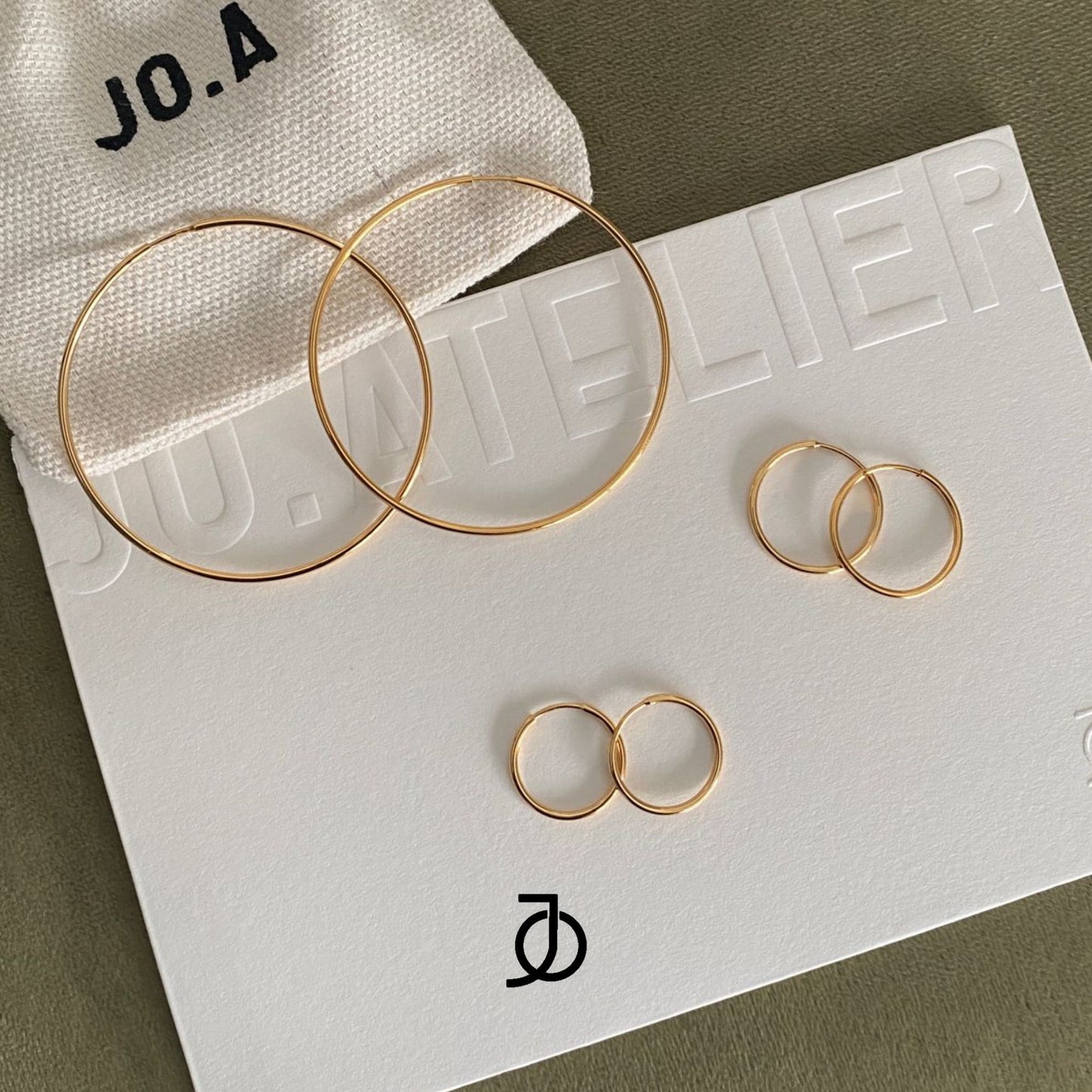 JO Small Easy Hoops