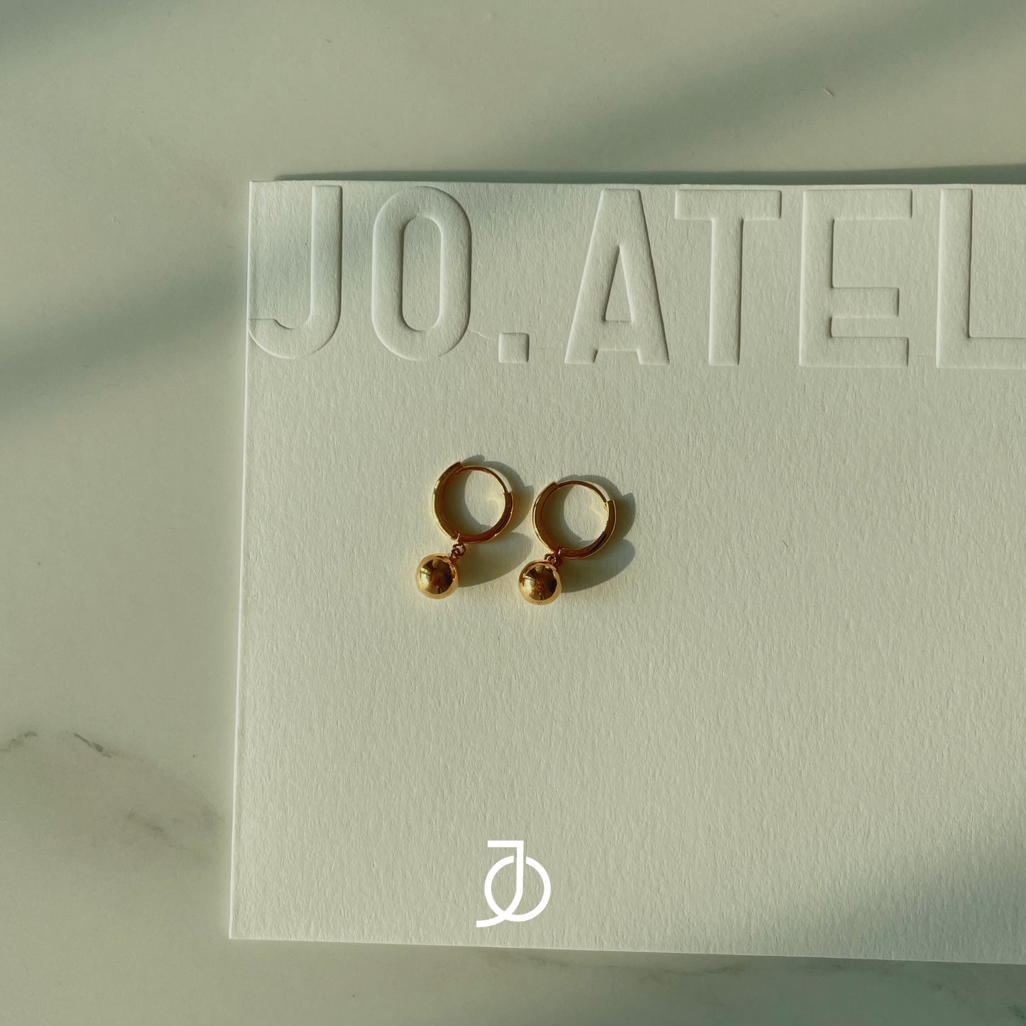 JO MINI DROP BALL EARRINGS
