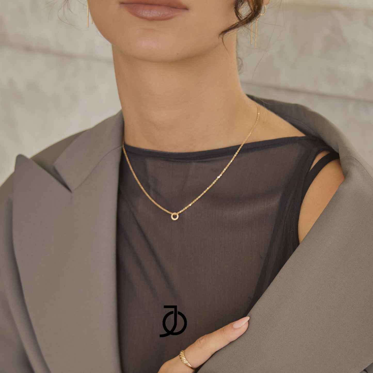 JO THIN TWIST BEADS PENDANT