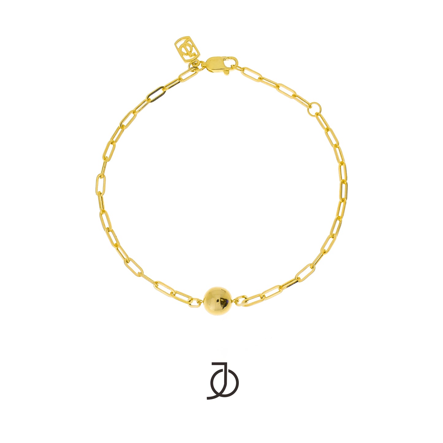 JO MINI BALL SMALL PAPER CLIP BRACELET