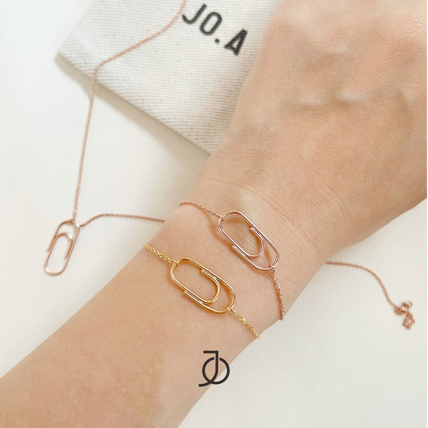 JO LARGE CLIP ART BRACELET