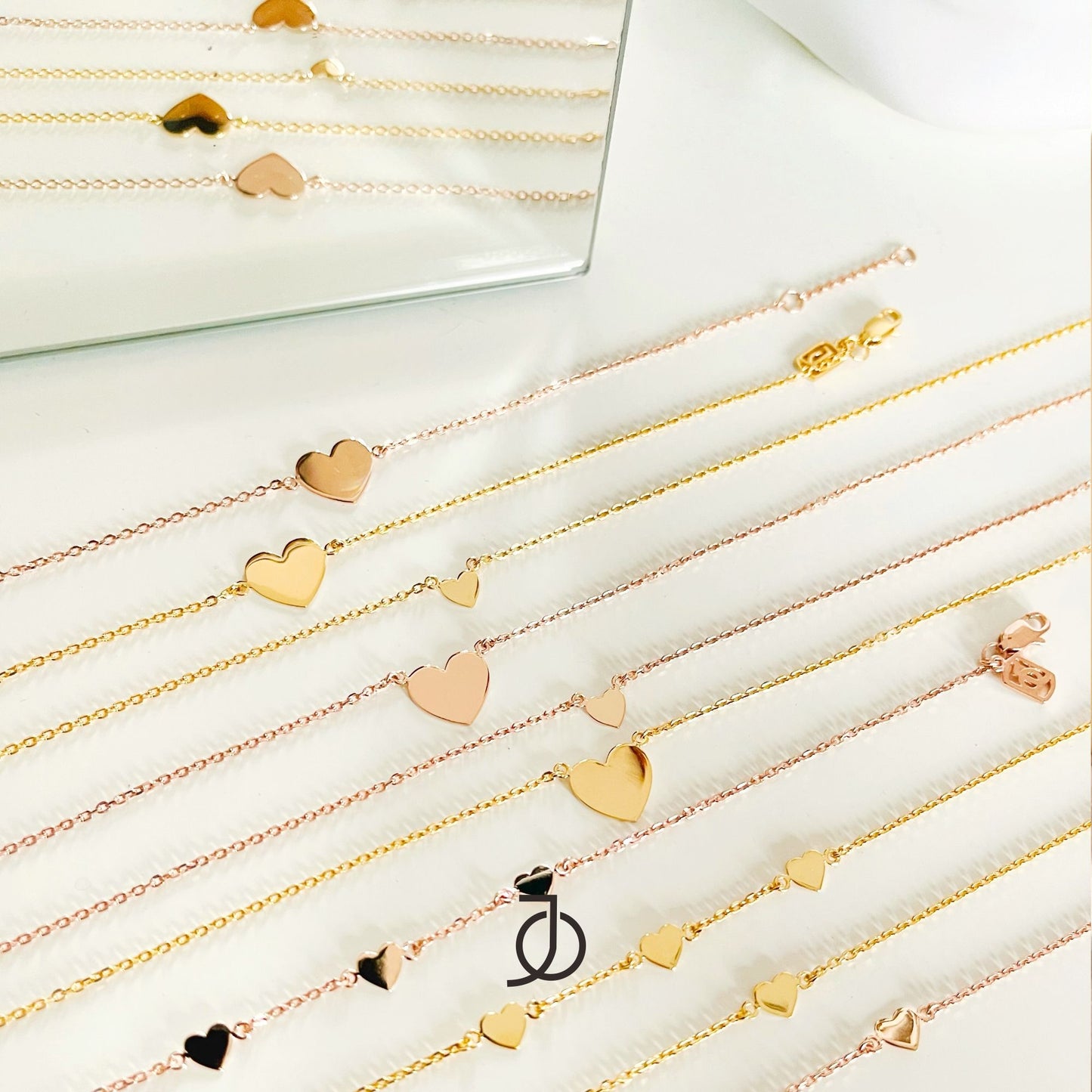 Jo Mini Heart Chain Necklace