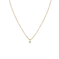 JO Diamond Solitaire Thin Chain Dangle