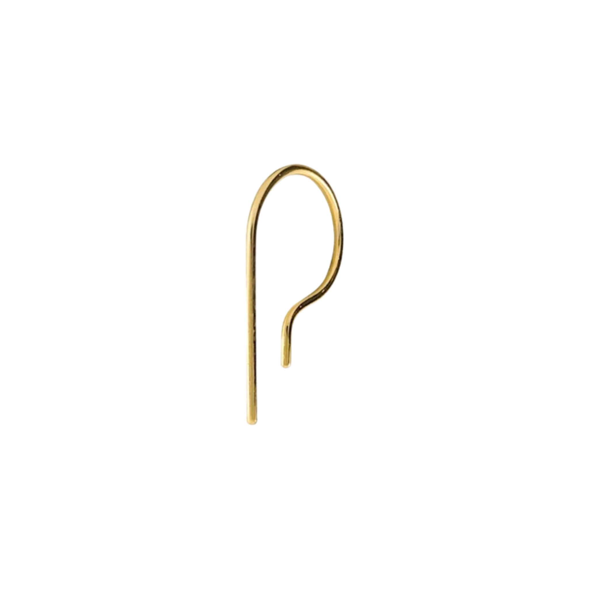 JO Gold Wire Loop Earrings