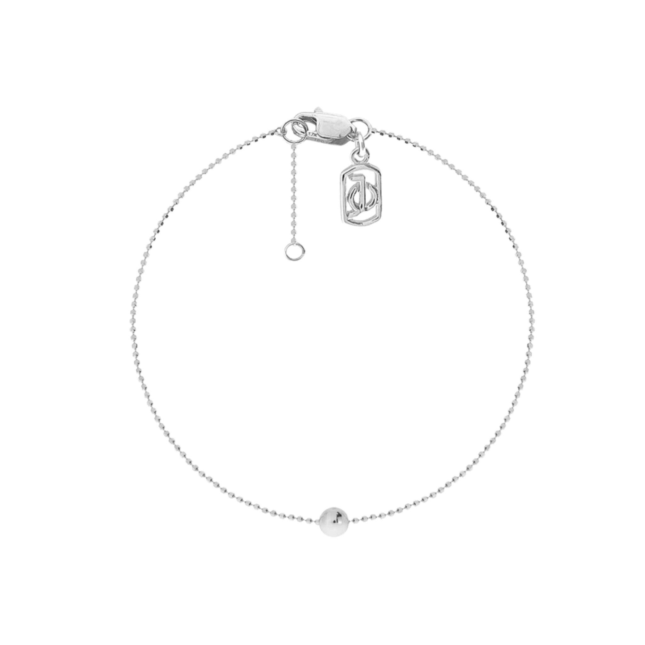 JO Gold Ball On Mini Beaded Bracelet
