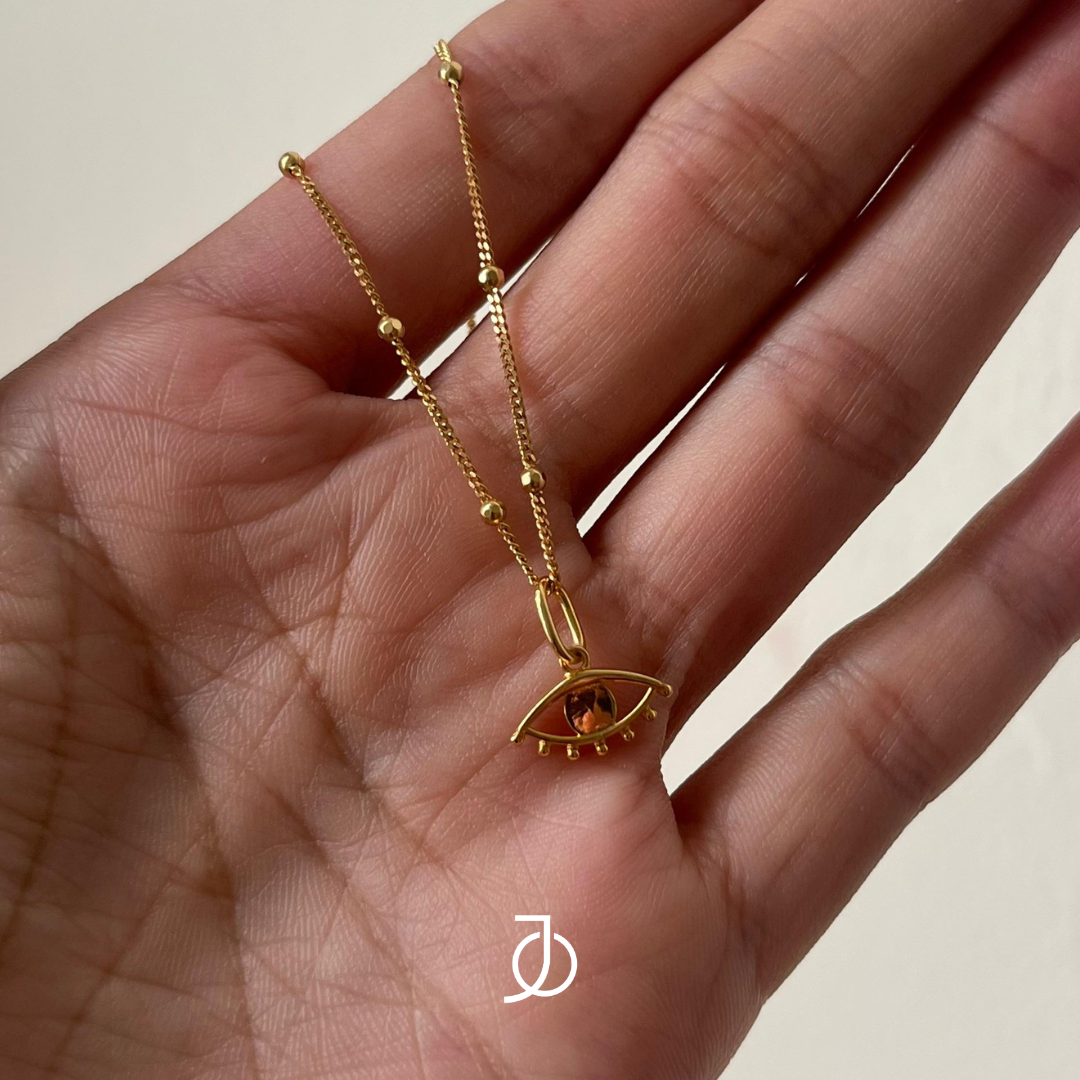 JO Evil Eye Amulet Pendant