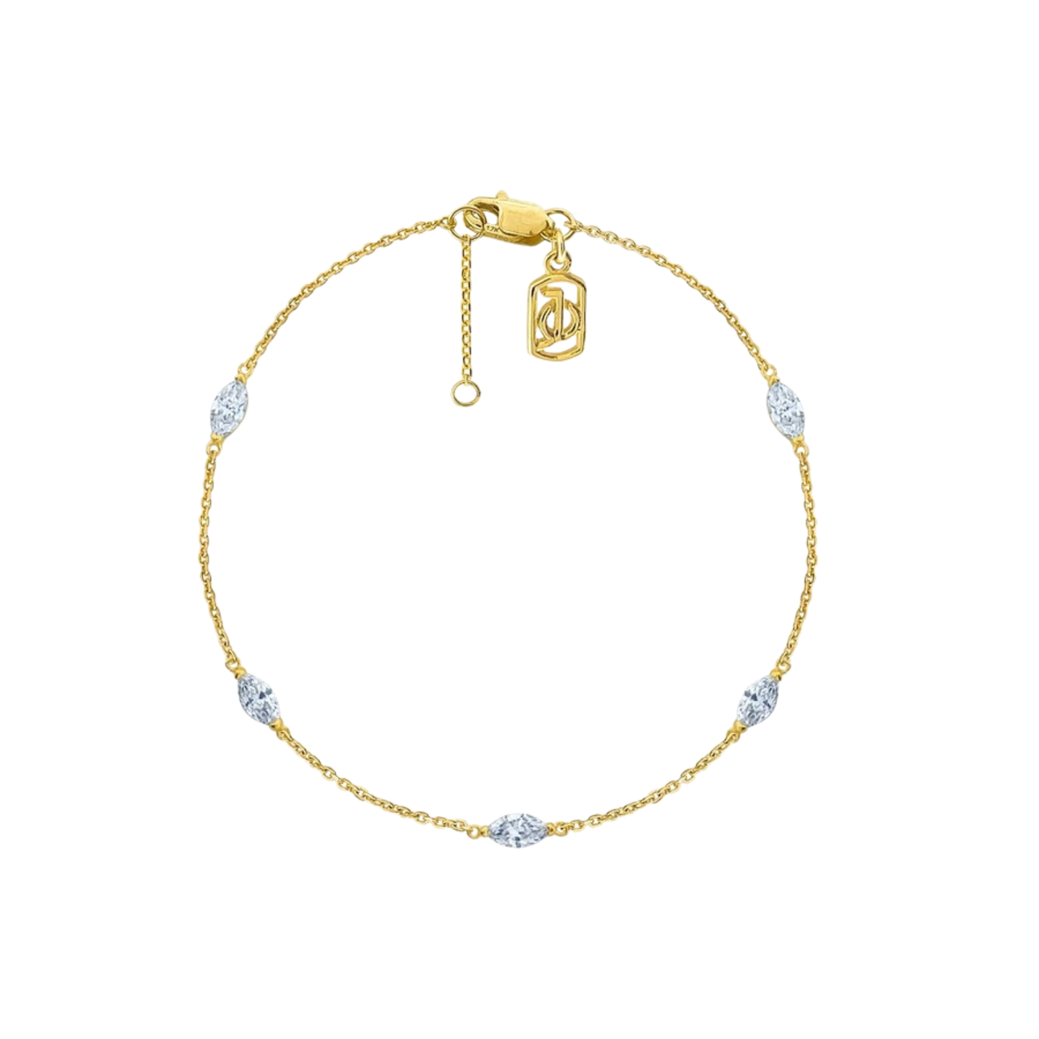 JO 5 Marquise Chain Bracelet