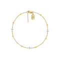 JO 3 Mini Clover Diamond Chain Bracelet