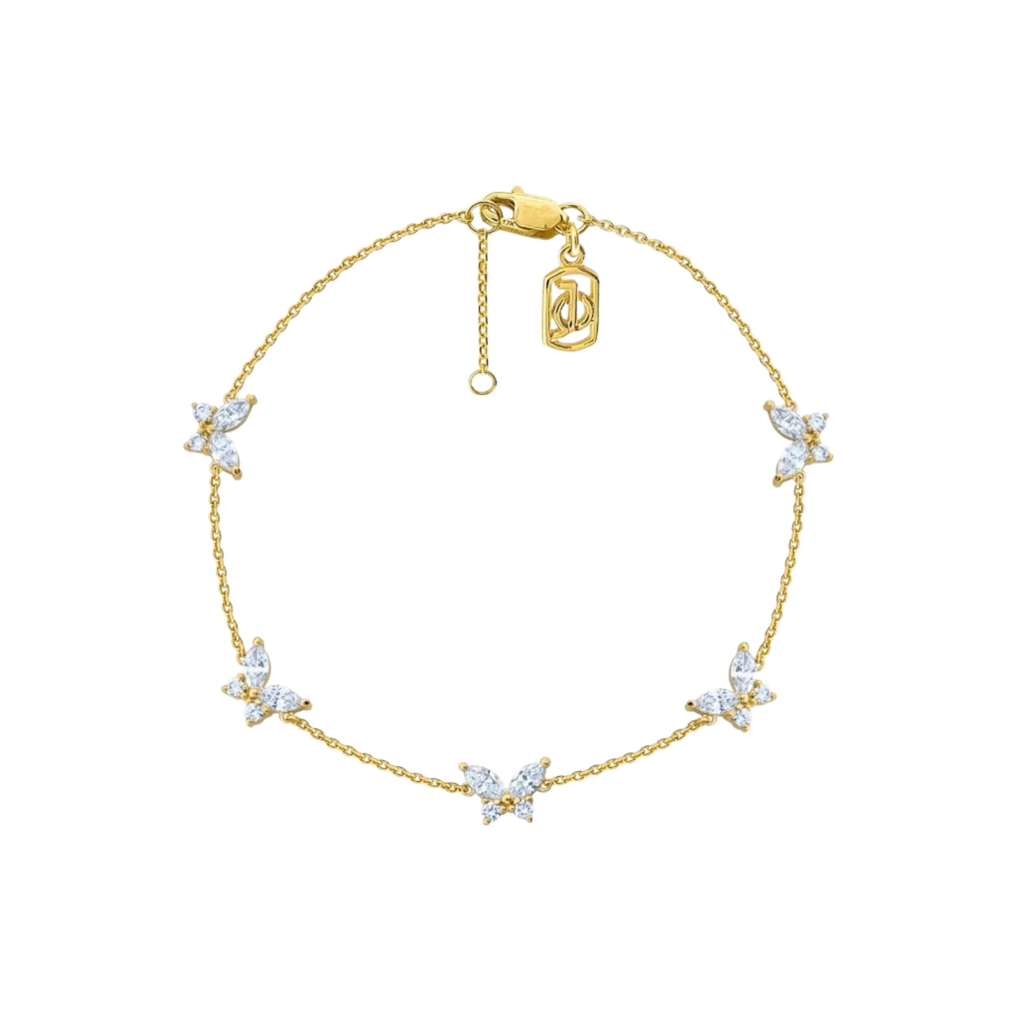 JO 5 Marquise Butterfly Bracelet