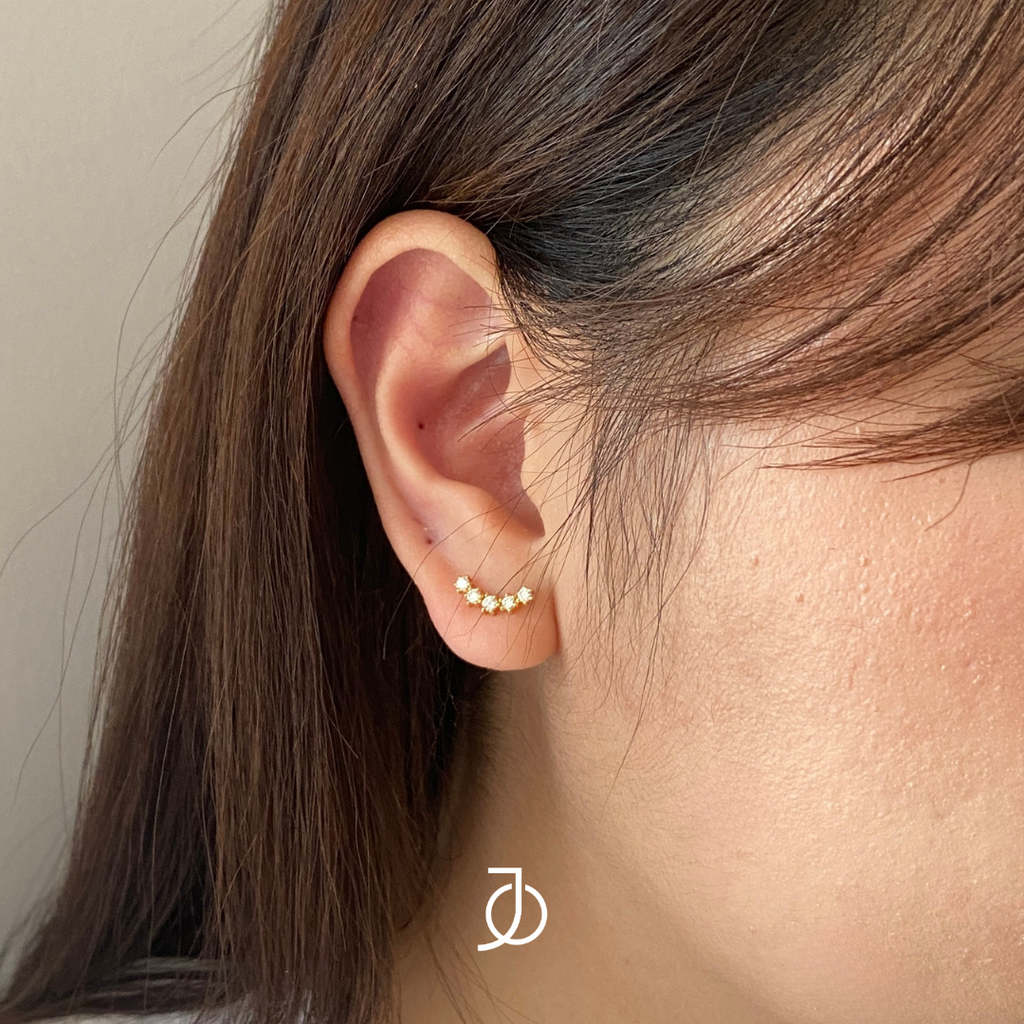 JO Curve 5 Mini Diamonds Flat Back