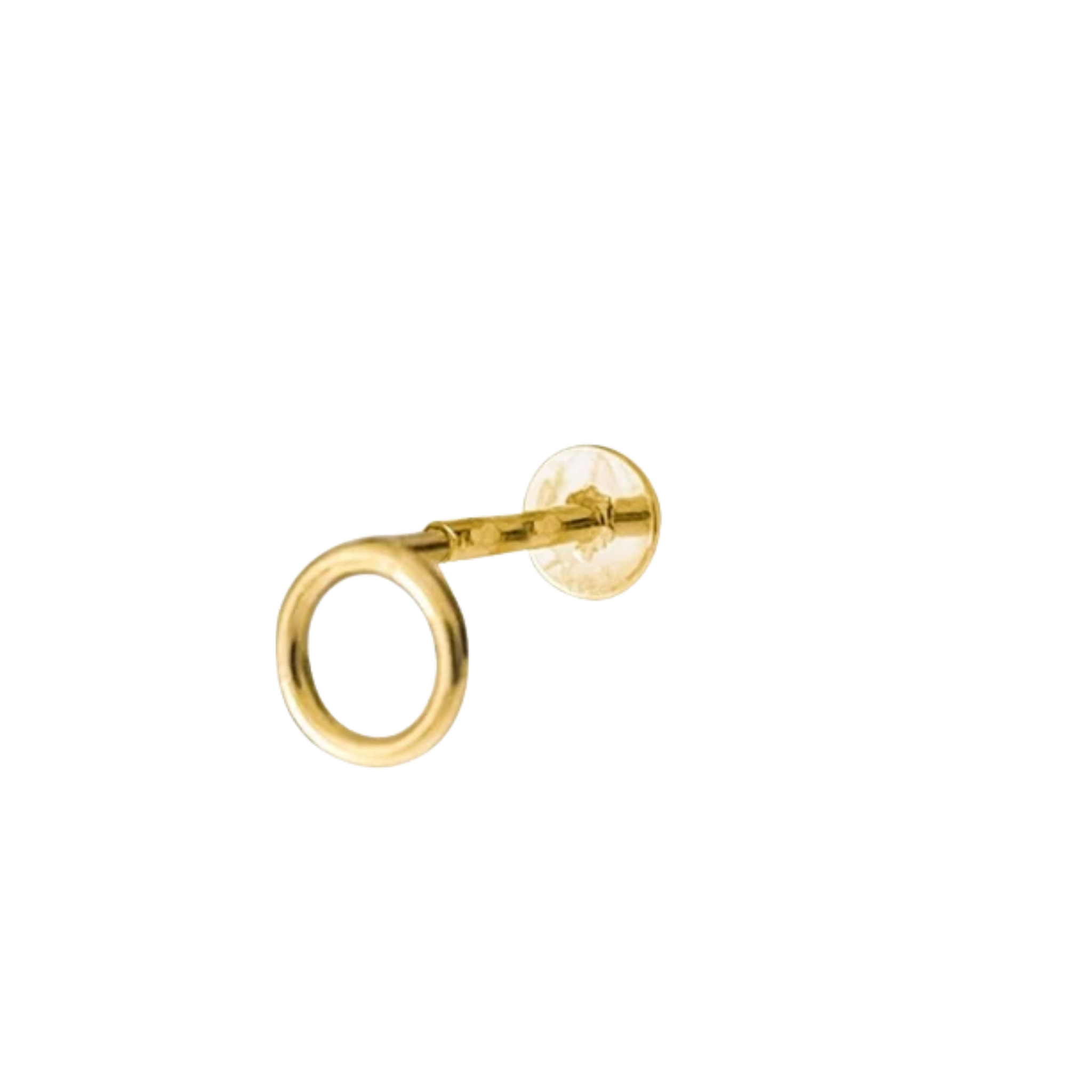 JO Gold Circle Flat Back