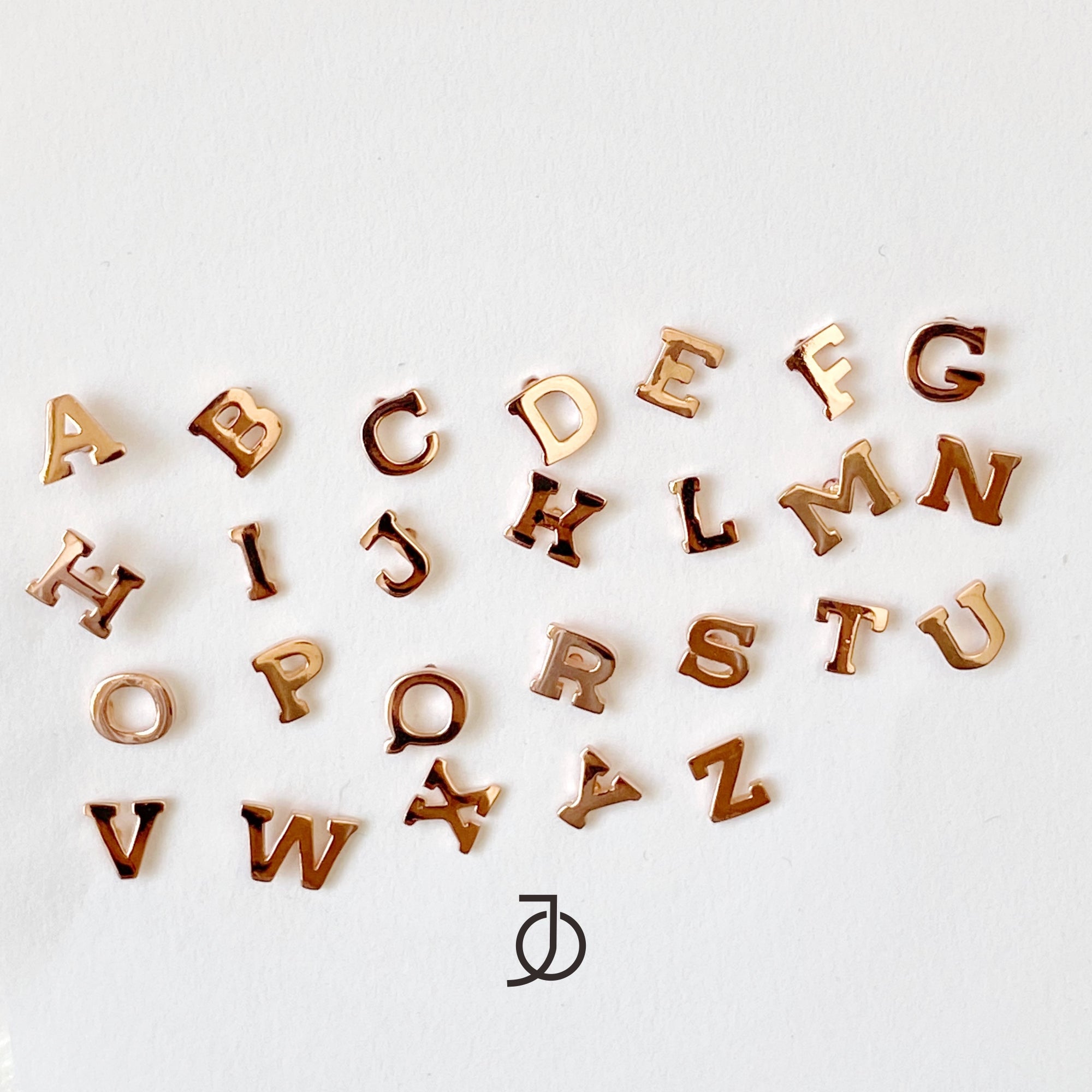 JO Alphabet Studs