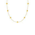 JO Ball By The Yard Mini Beaded Necklace