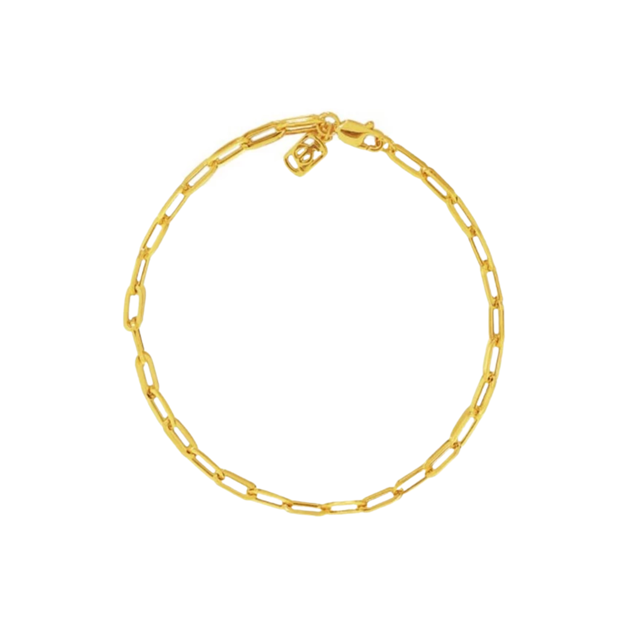 JO Paper Clip Bracelet