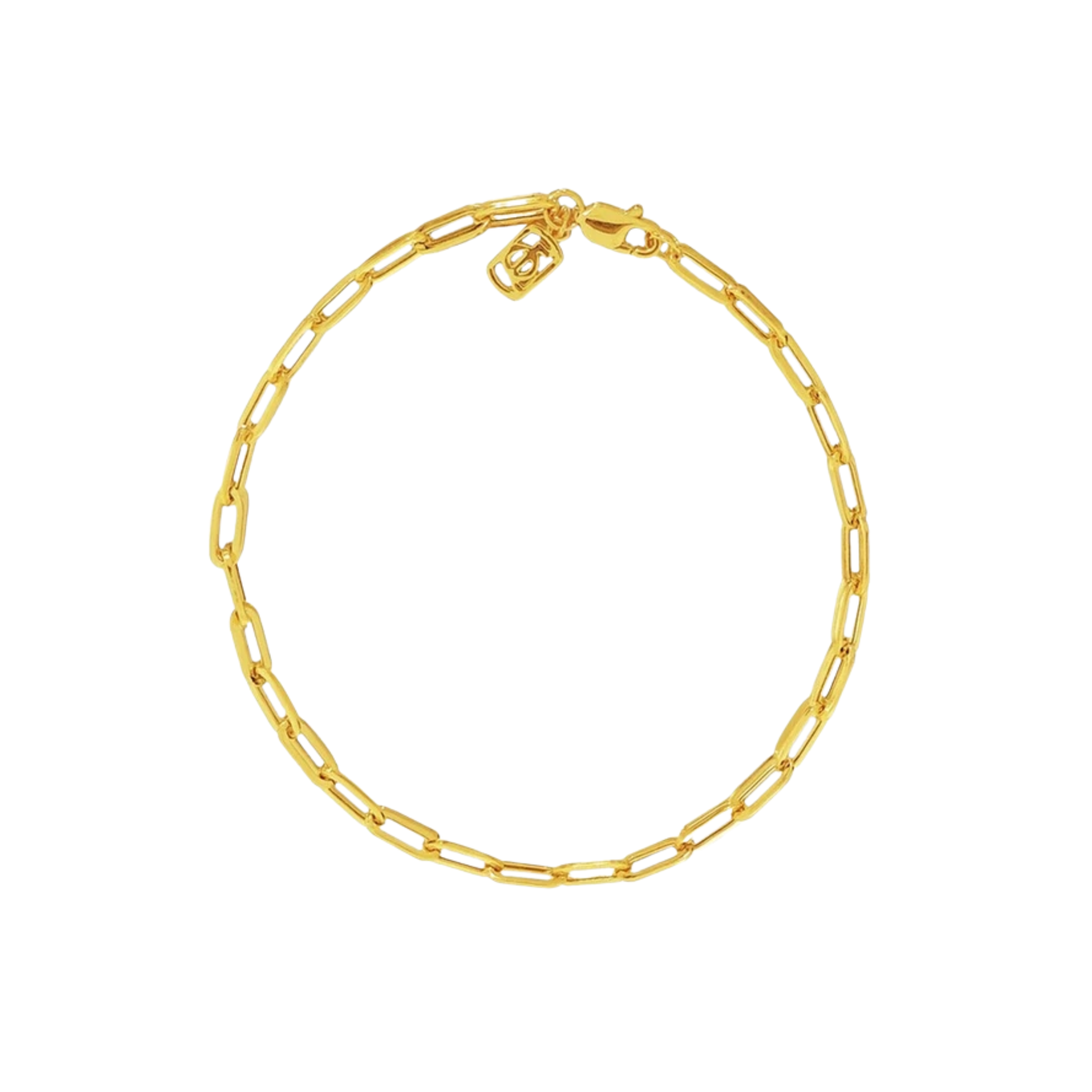 JO Paper Clip Bracelet