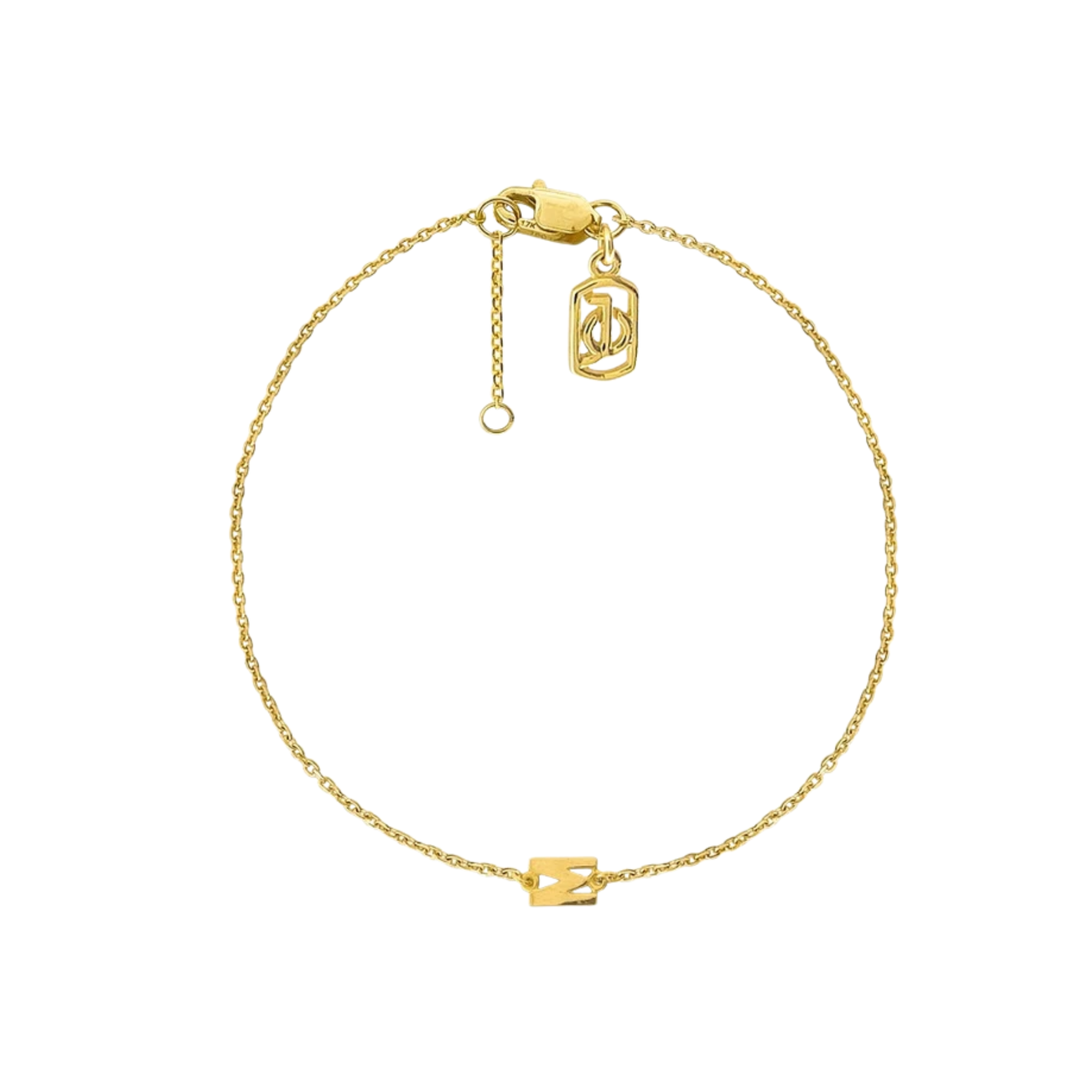 JO Horizontal Alphabet Bracelet