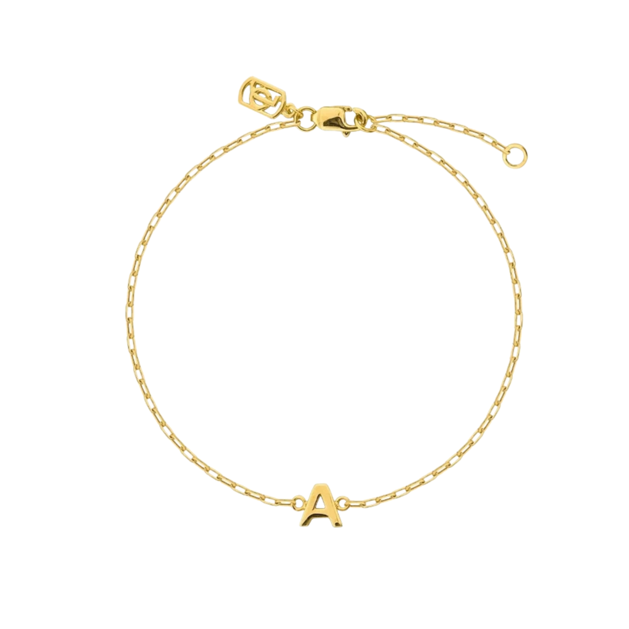 JO Alphabet Mini Paper Clip Bracelet