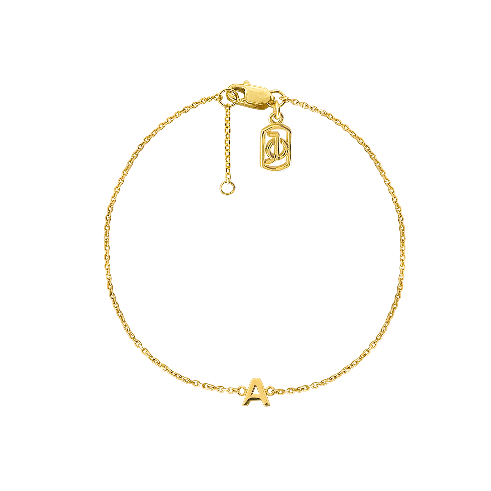 JO Alphabet Thin Bracelet