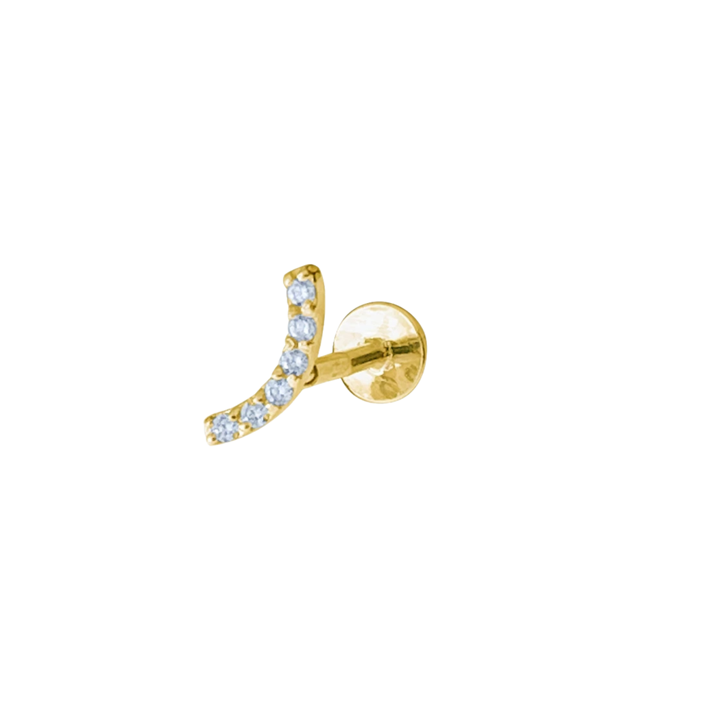 JO Pave Curve Bar Flat Back