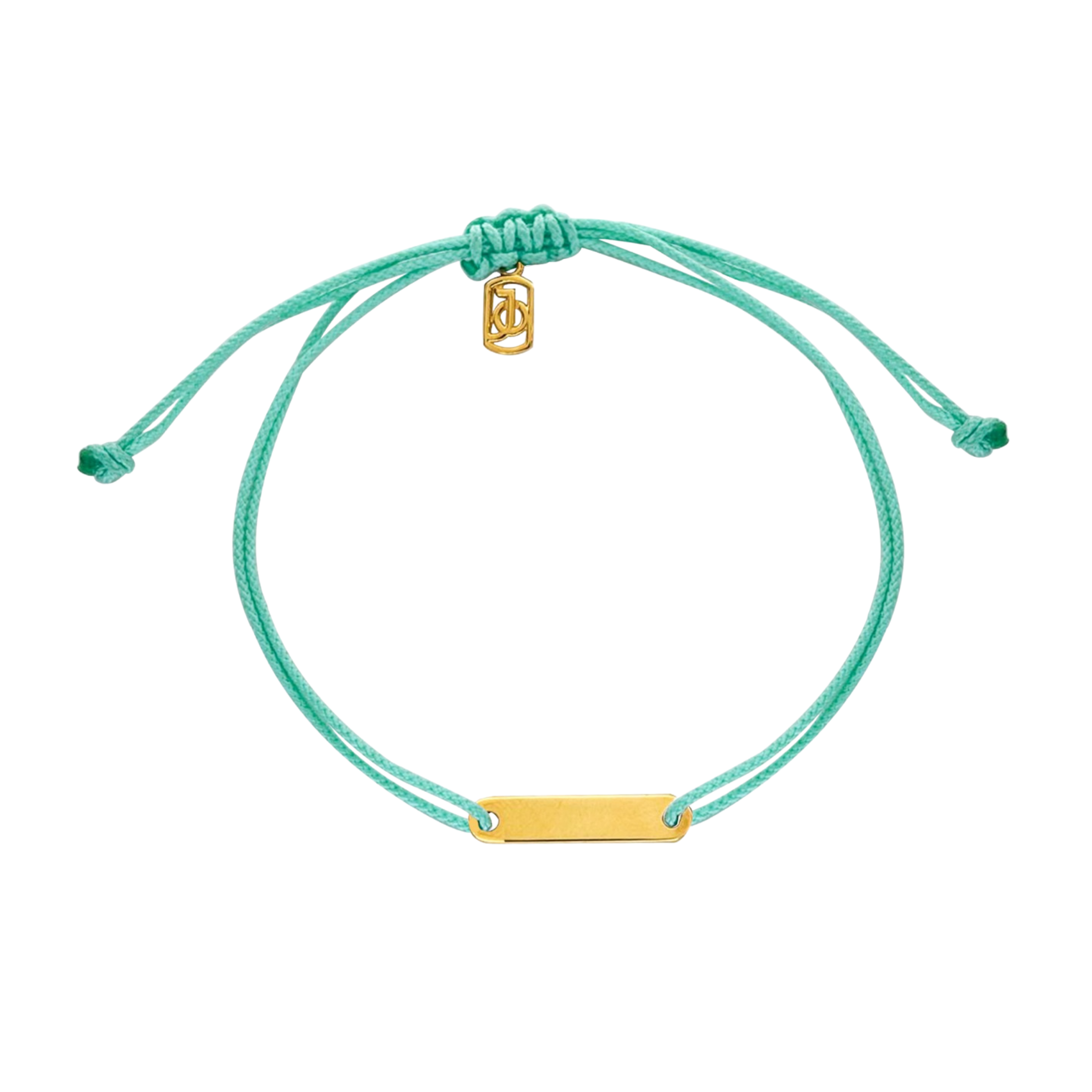 JO ID Bar on Cord Bracelet