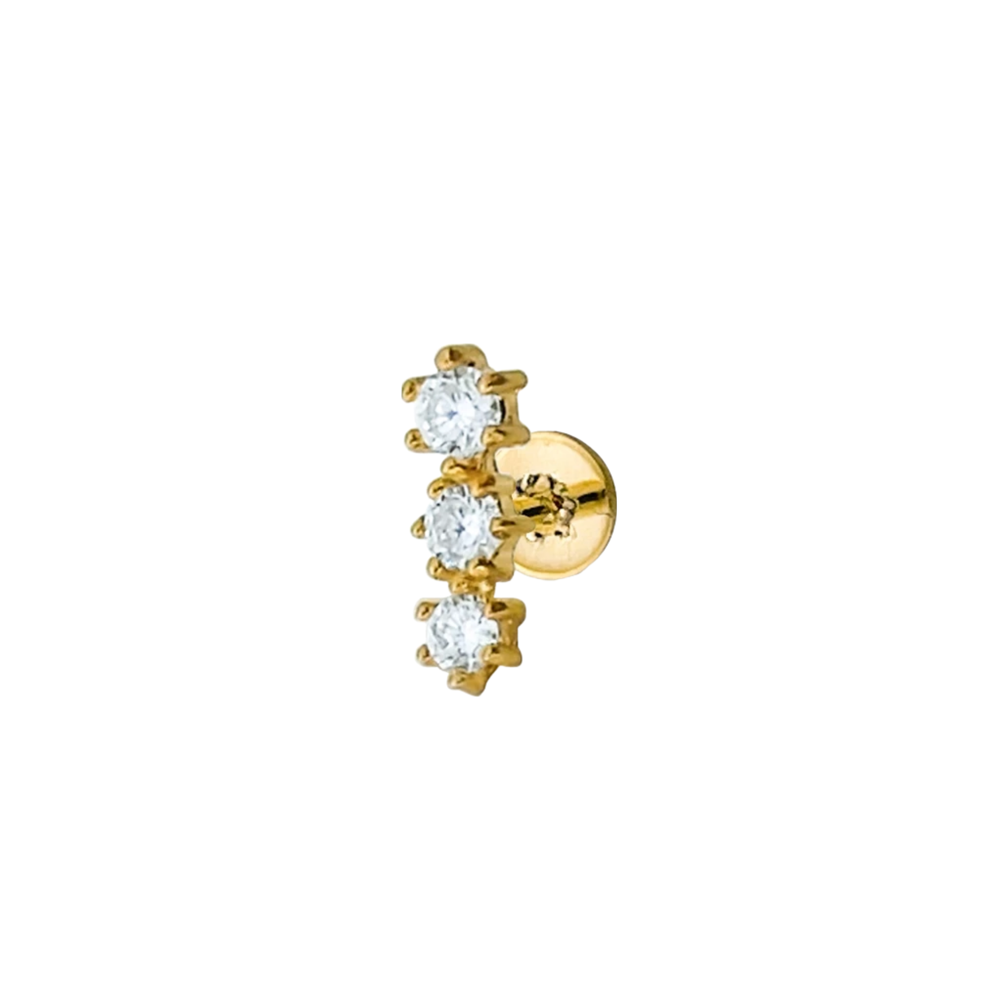 JO Bar 3 Mini Diamonds Flat Back