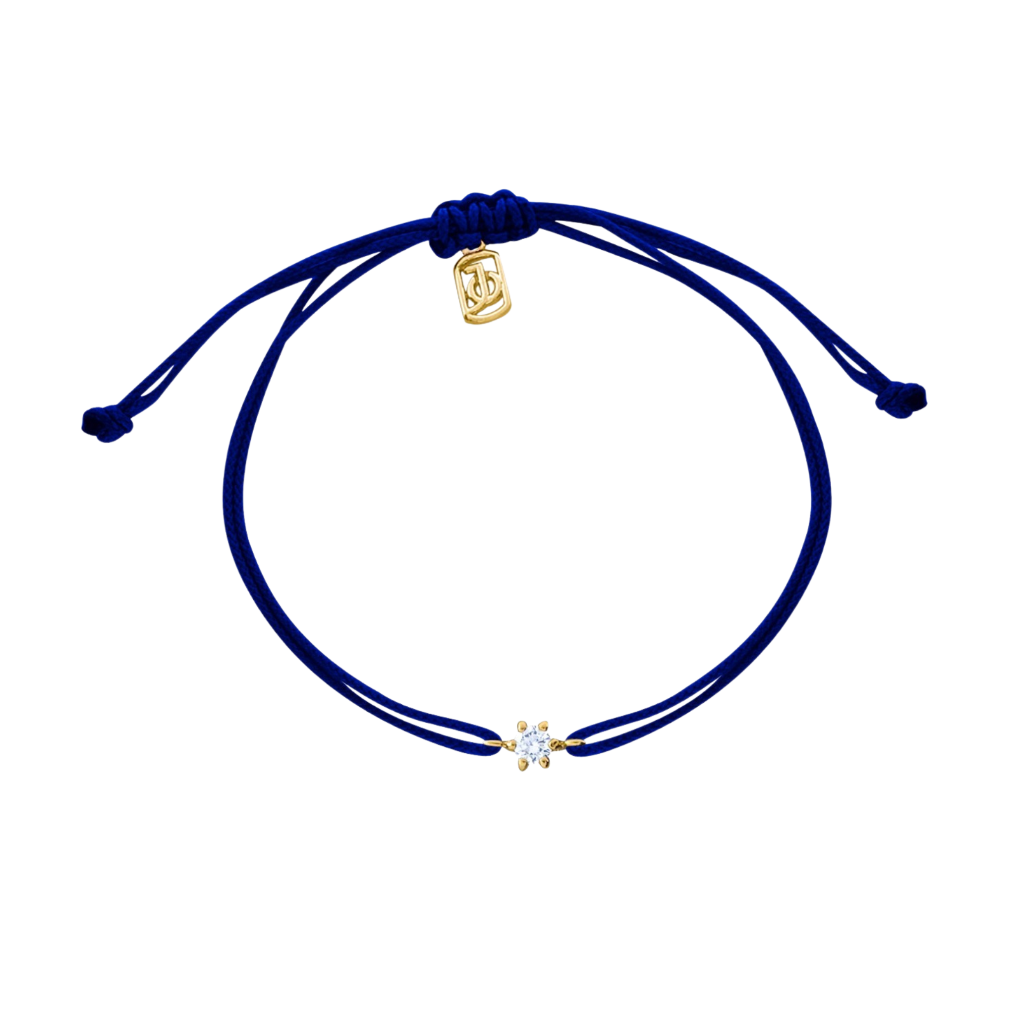 JO Mini Diamond Solitaire On Cord Bracelet