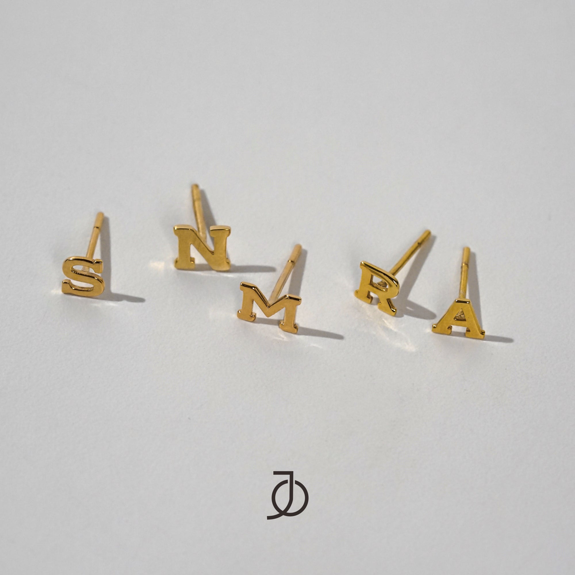JO Alphabet Studs