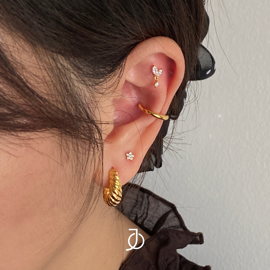 JO Dancing Lotus Studs