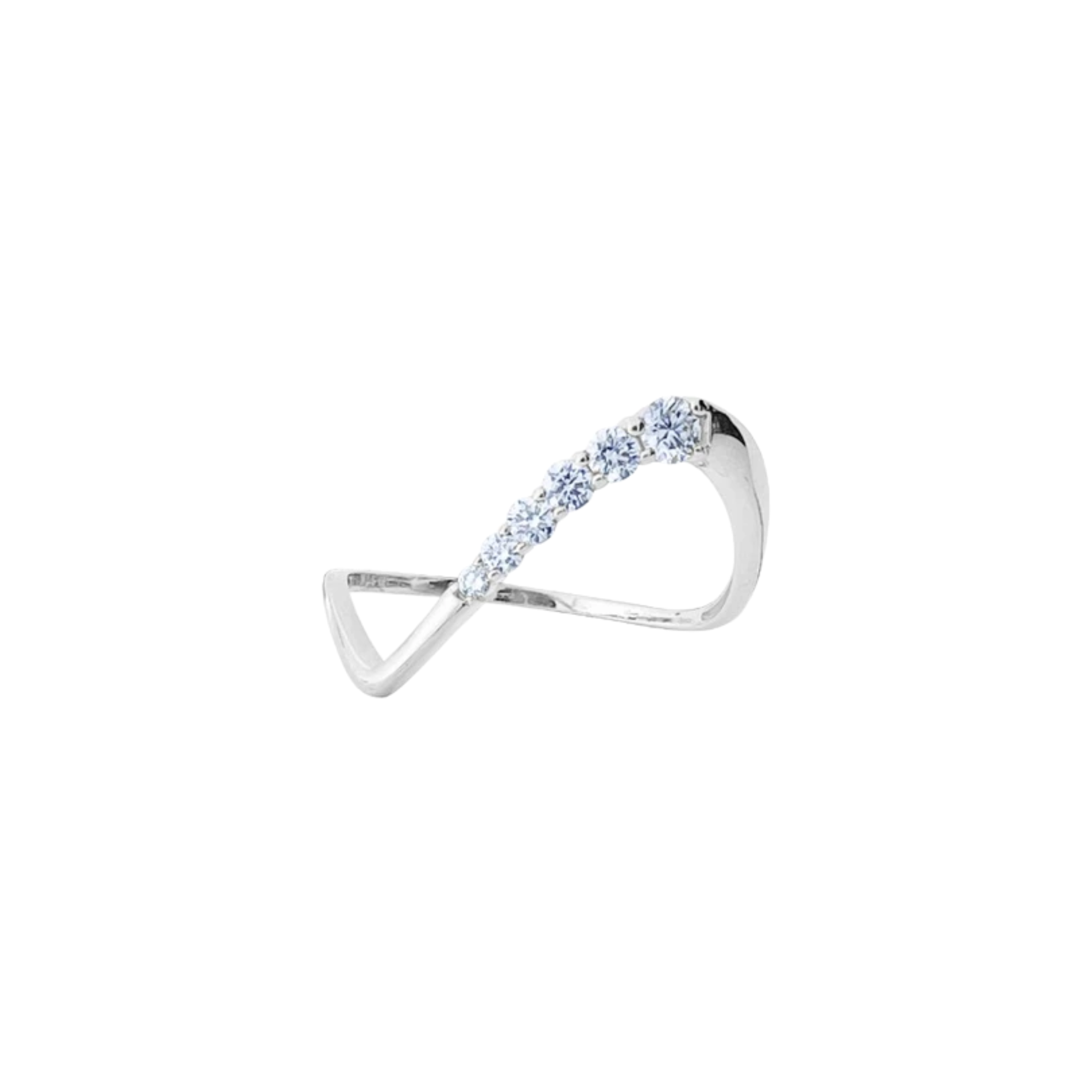 JO Diamond Wave Ring