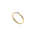 JO Mini Diamond With Pearl Ring