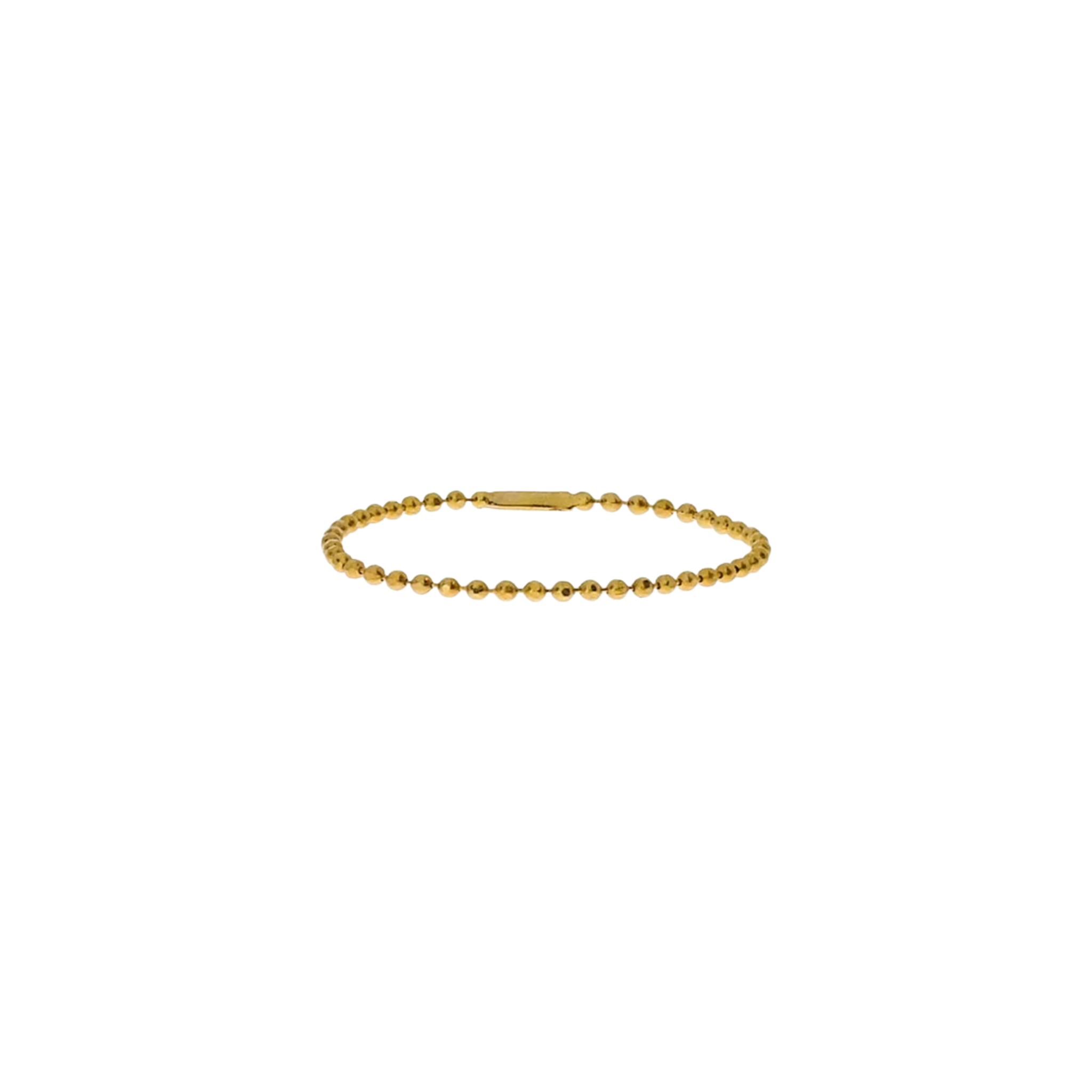 JO Mini Beaded Chain Rings