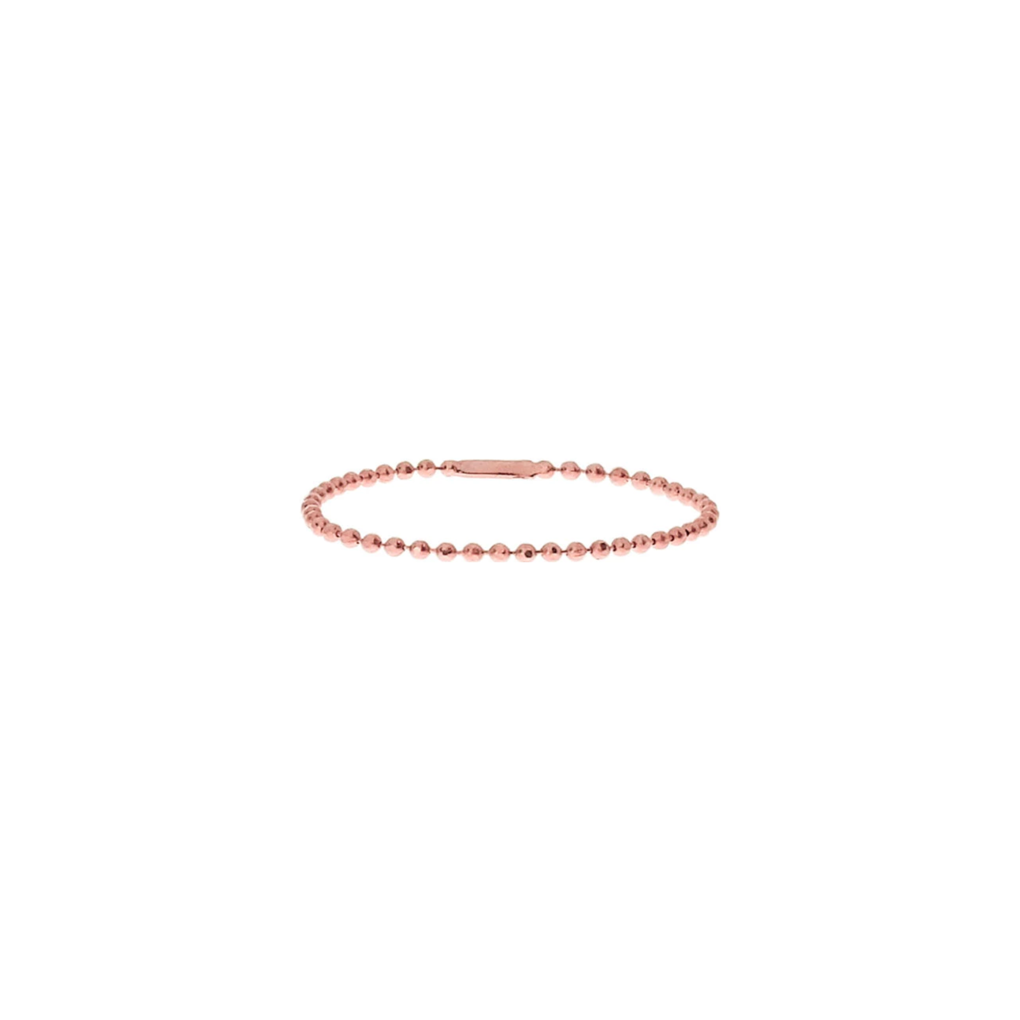 JO Mini Beaded Chain Rings