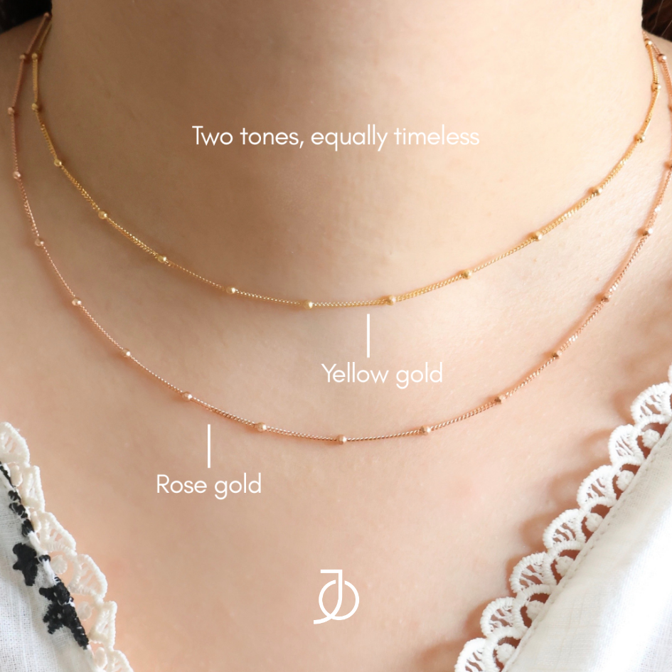 JO Gold Ball Chain