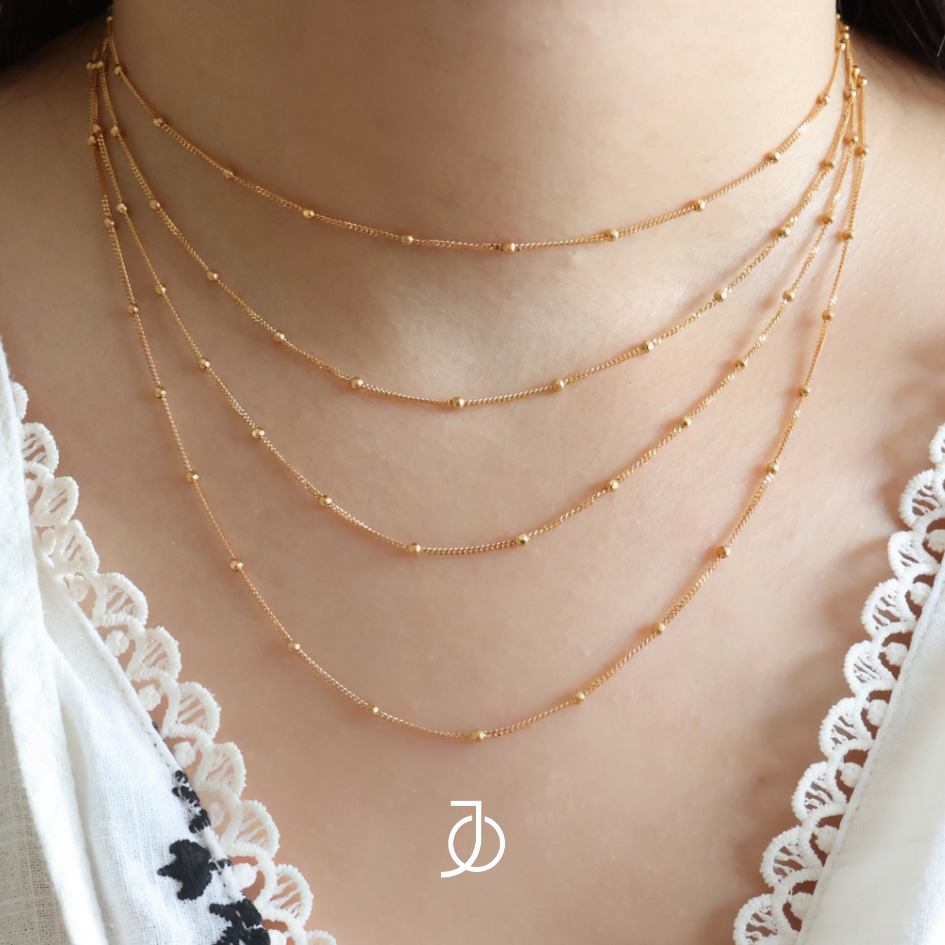 JO Gold Ball Chain