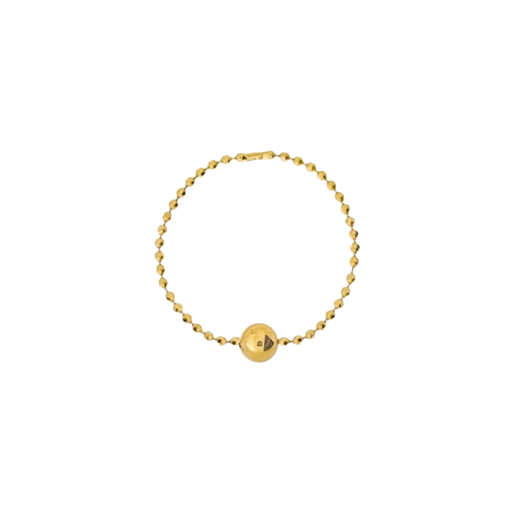 JO Ball Mini Beaded Chain Ring